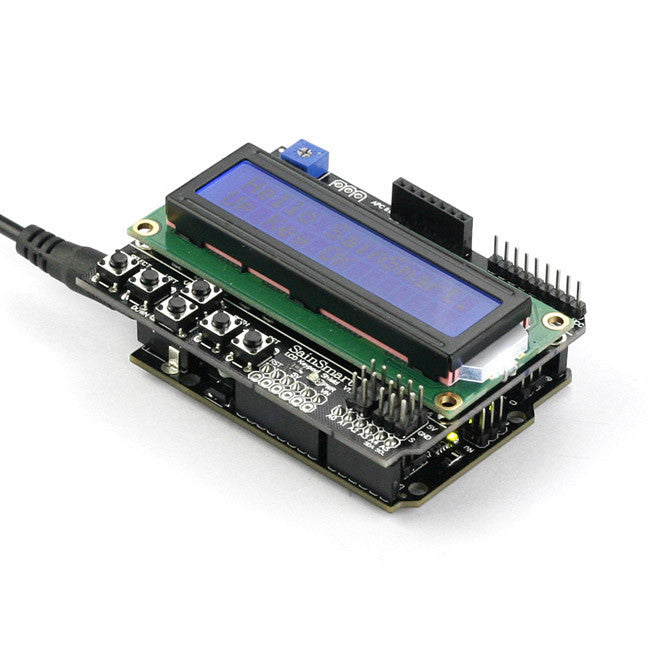 SainSmart UNO R3 Improved Version + SainSmart Keypad Shield 1602 LCD Module V3 Display for Arduino - Thumbnail 4