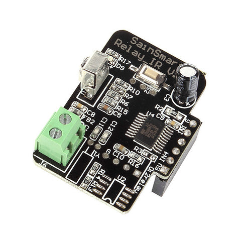 [Discontinued] SainSmart 5V DC Infrared Remote Controllor with 4 Channels Relay Receiver Model