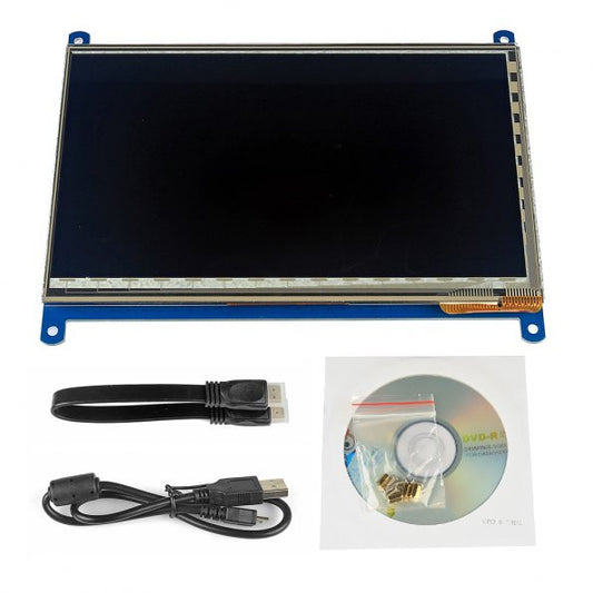 [Discontinued] Waveshare 7" Capacitive Touch Screen 800×480 TFT HDMI LCD for Raspberry Pi