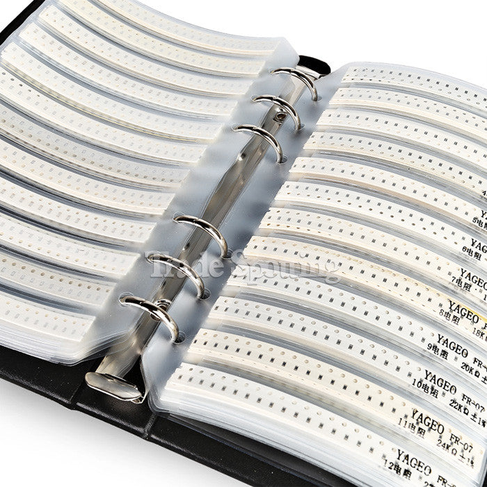 SainSmart 0603 SMD Resistor Assorted Folder with Chip Resistor Booklet