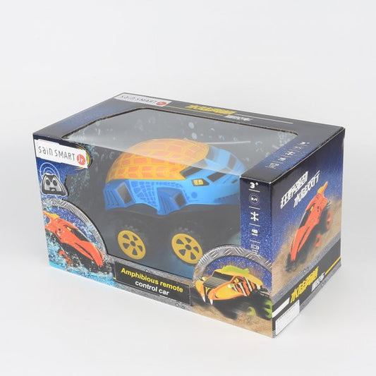 [Discontinued] SainSmart Jr. RC-01 Amphibious Remote Control Turtle Blue Christmas Gift