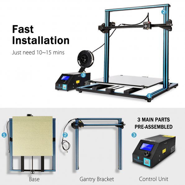 SainSmart x Creality3D CR-10 Plus - Thumbnail 4