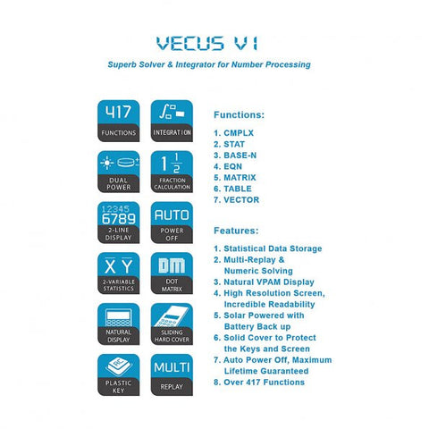 [Discontinued] Vecus V1 Solar Science Calculator