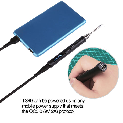 [Open Box] ToolPAC TS80 Smart Soldering Iron, USB Type-C Power