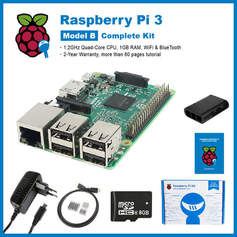[Discontinued] Raspberry Pi 3 Complete Kit [US ONLY]