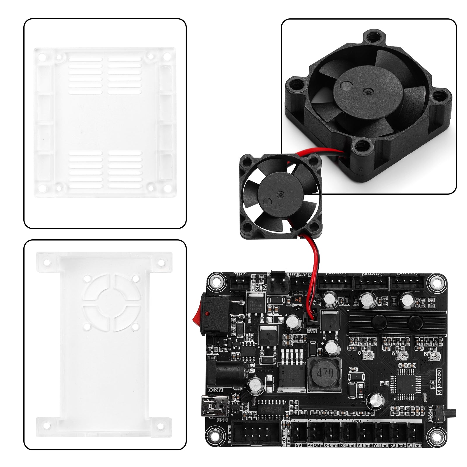 GRBL Controller Board for Genmitsu CNC Router 3018, 3018-PRO, 1810