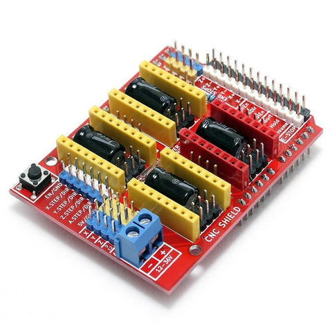 [Discontinued] V3 Engraver Shield Expansion Board A4988 Driver for Arduino 3D Printer CNC