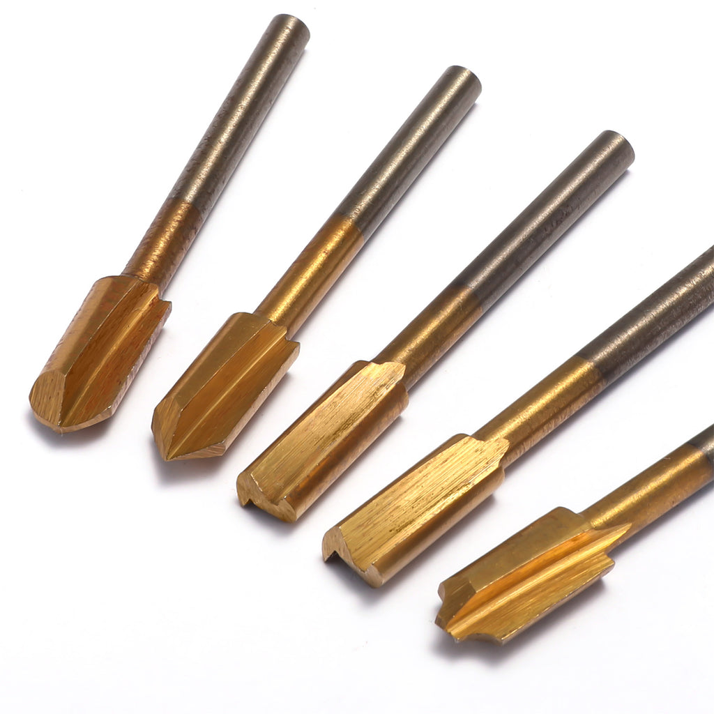 Genmitsu RB10A, 1/8" Shank, High Speed Steel Milling Cutter, 10PCS Bit