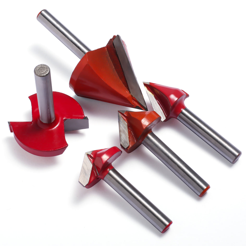 Genmitsu VG05A, 6mm Shank, VGroove 20° 60° 90° 120° 150°V, 5PCS