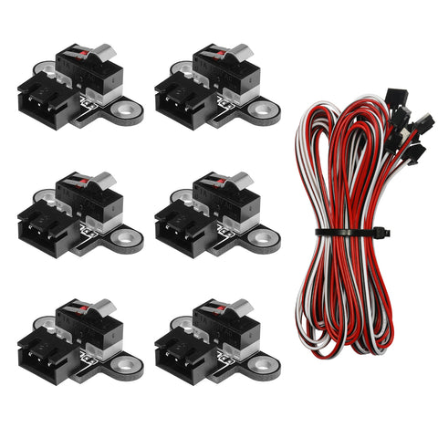Genmitsu 6PCS Micro Limit Switches with 1M 3 Pin Cable for 3018-PROVer/3018-MX3