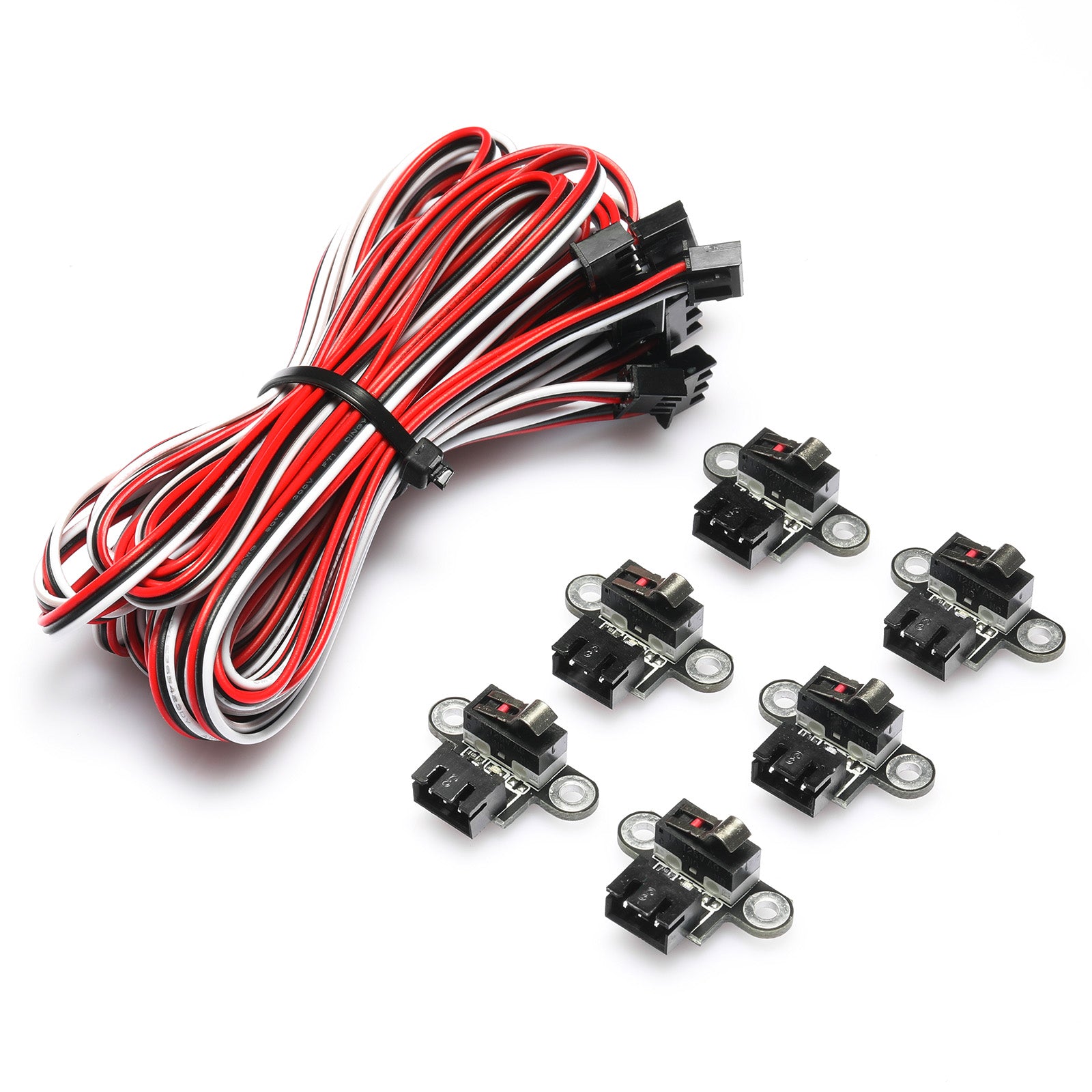 Genmitsu 6PCS Micro Limit Switches with 1M 3 Pin Cable for 3018
