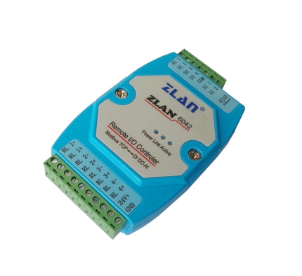 [Discontinued] Remote Network IO Controller Ethernet RS485 Communication Converter, ZLAN6042
