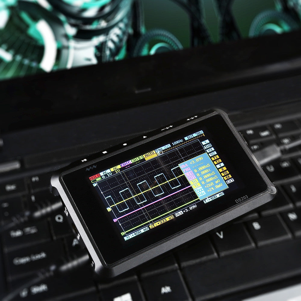 [Discontinued] DSO203 Pocket-sized 4-Channel Digital Oscilloscope 8MHz ...