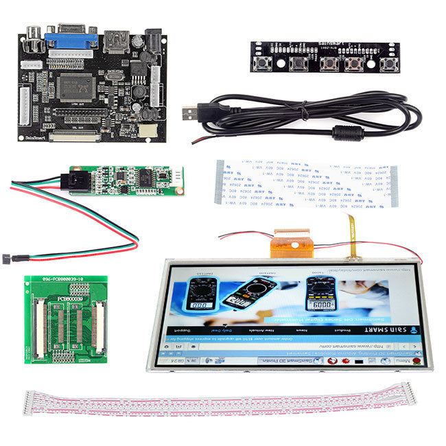 9" LCD Touch Screen + HDMI/VGA Driver Board - Thumbnail 3