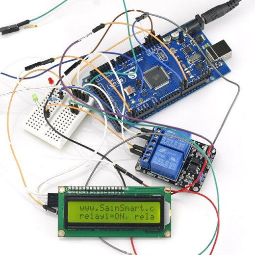 SainSmart Mega2560 Kit with Prototype Shield, Relay, and LCD