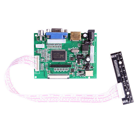 [Discontinued] 7" TFT LCD Display for Raspberry Pi & Driver Board Bundle