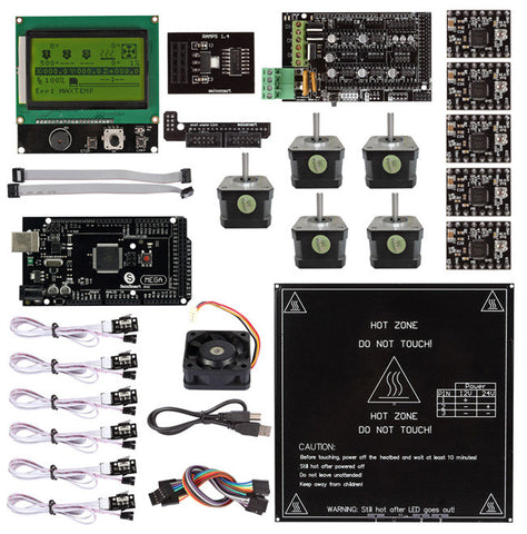 [Discontinued] Ramps 1.4 + A4988 + Mega 2560 R3 + LCD 12864 3D Printer Controller Kit For RepRap [EU ONLY]