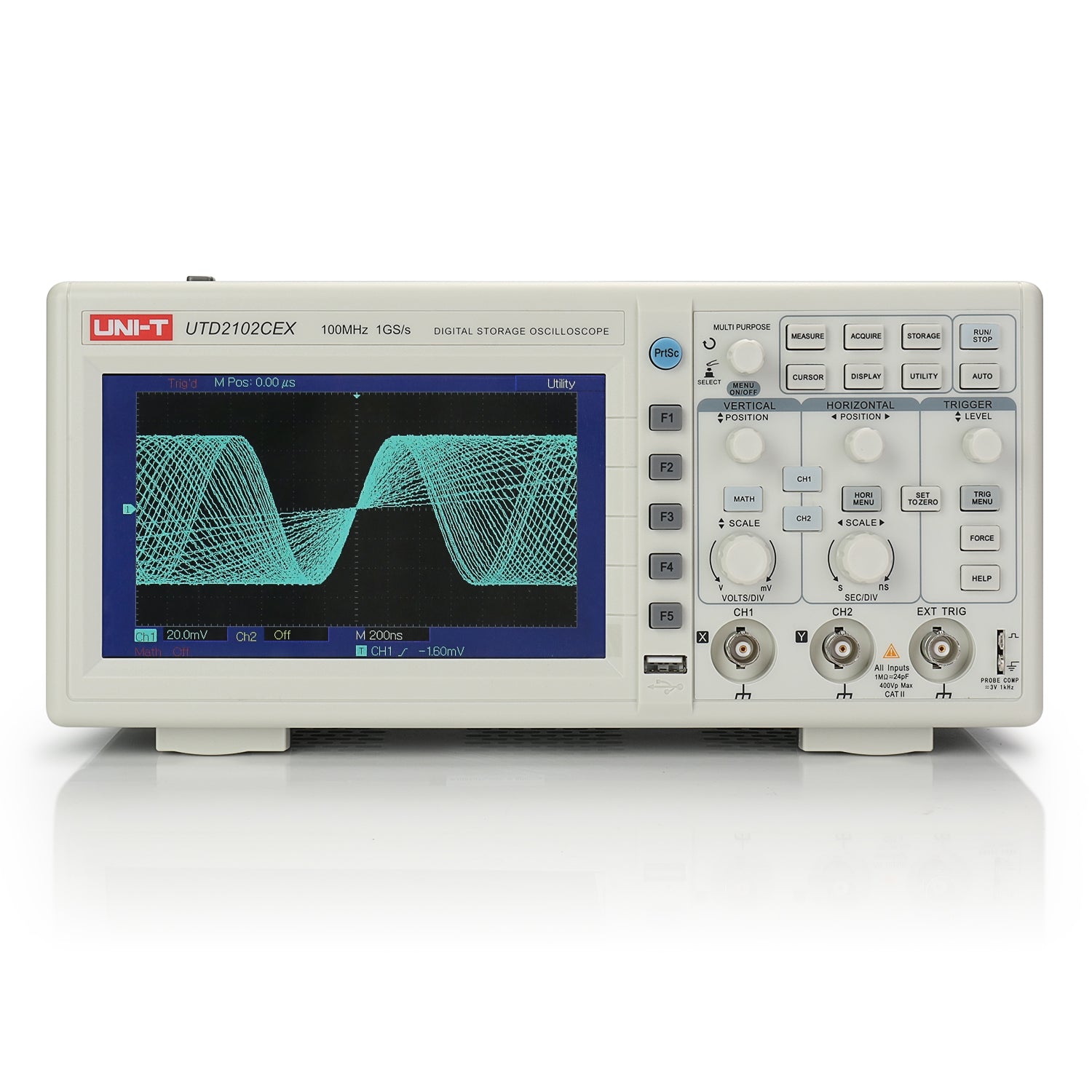 UNI-T Digital Storage Oscilloscope | 2 Channel 100MHz Bandwidth |1