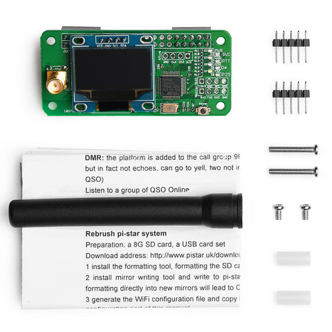 [Discontinued] [Open Box] SainSmart MMDVM Hot Spot Shield for Raspberry Pi Zero with OLED