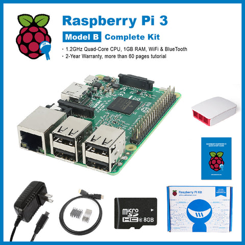 [Discontinued] Raspberry Pi 3 Complete Kit [US ONLY]