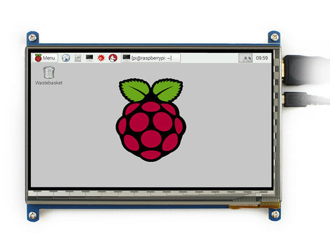 [Discontinued] Waveshare 7" Capacitive Touch Screen 800×480 TFT HDMI LCD for Raspberry Pi