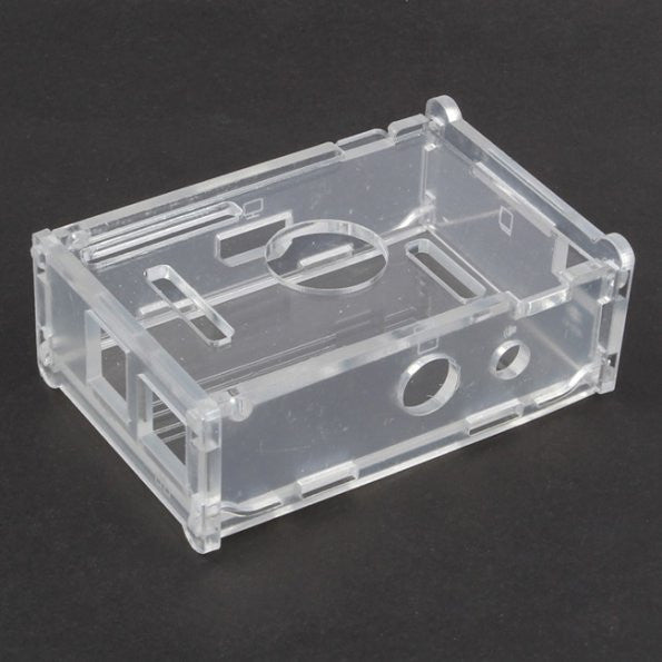 [Discontinued] Clear, Raspberry Pi Plastic Box – SainSmart.com