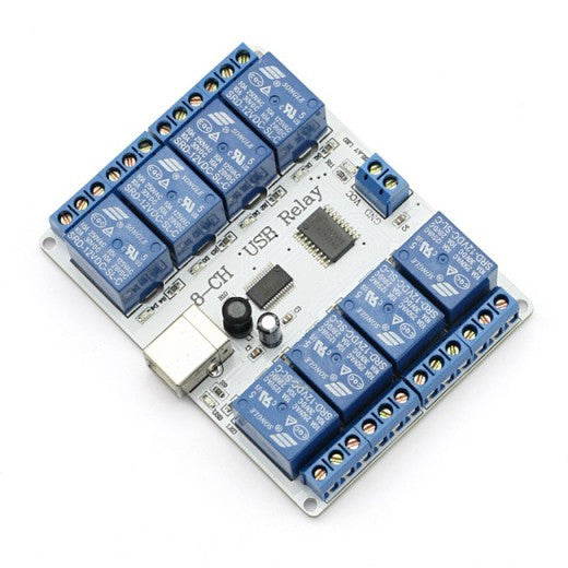 8-channel 12V USB Relay Module | SainSmart – SainSmart.com