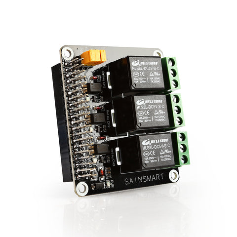 [Discontinued] Power Relay Module Expansion Board for Raspberry Pi