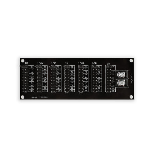 [Discontinued] Programmable Resistor Board, Step 1R, 1%, 1/2 Watt