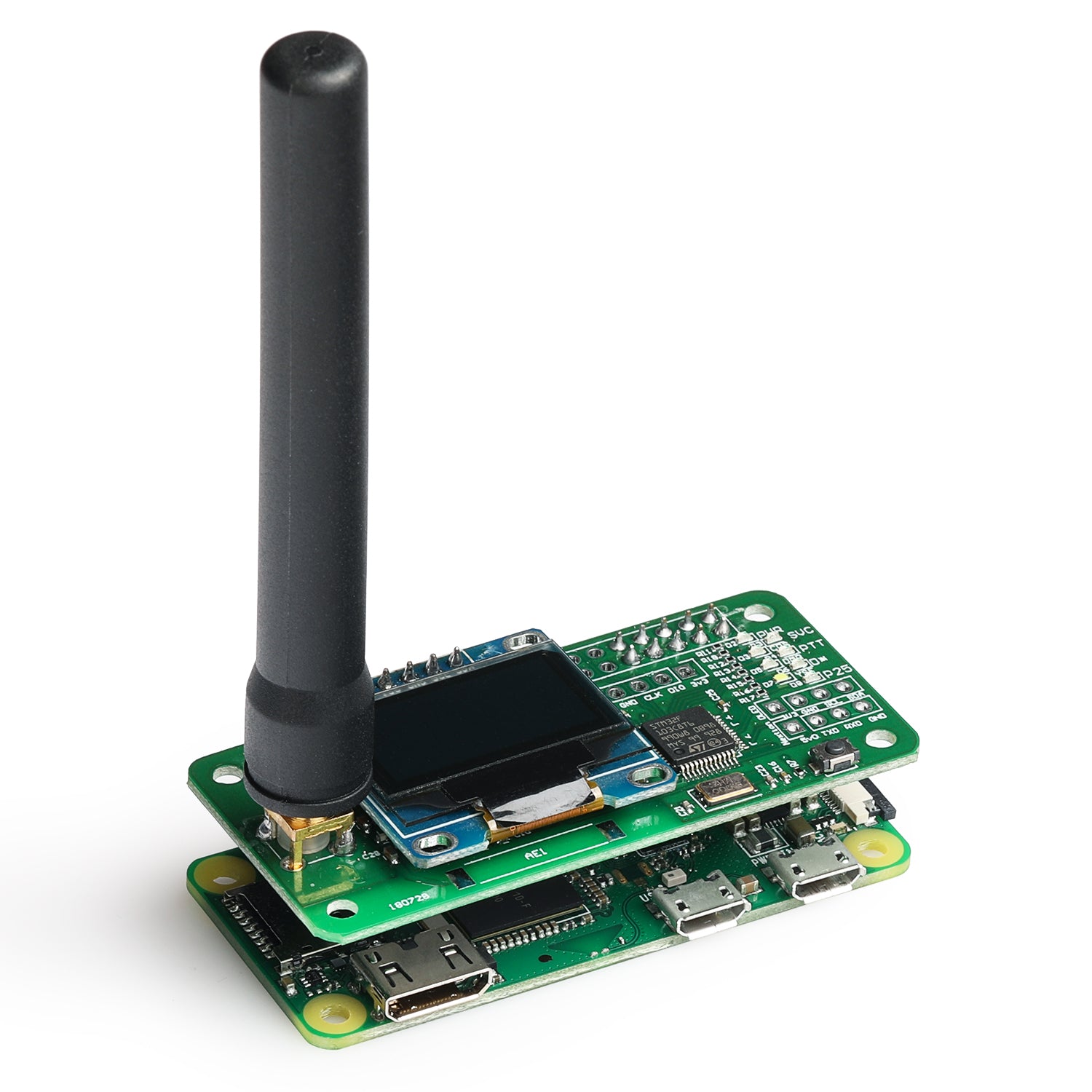 SainSmart MMDVM Hot Spot Shield for Raspberry Pi Zero with OLED - Thumbnail 3