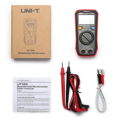 [Discontinued] UNI-T UT123 Auto-Ranging Digital Multimeter