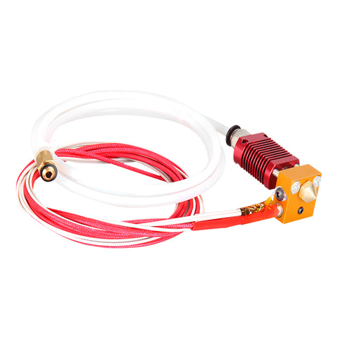 [Discontinued] SainSmart Assembled All-Metal Extruder Hotend with PTFE Tubing Kit 24V, 40W for 1.75 mm Filament with 0.4 mm Nozzle