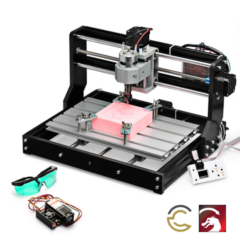 Discontinued Genmitsu 3018 PRO CNC Laser Bundle SainSmart