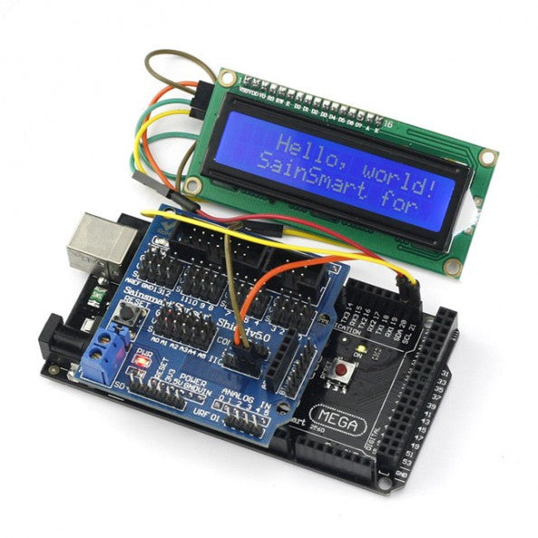 SainSmart Mega2560 R3 Sensor V5 IIC LCD1602 Module Display Kit