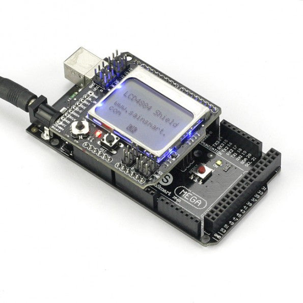 SainSmart Mega2560 R3 with LCD 4884 Shield - Thumbnail 4