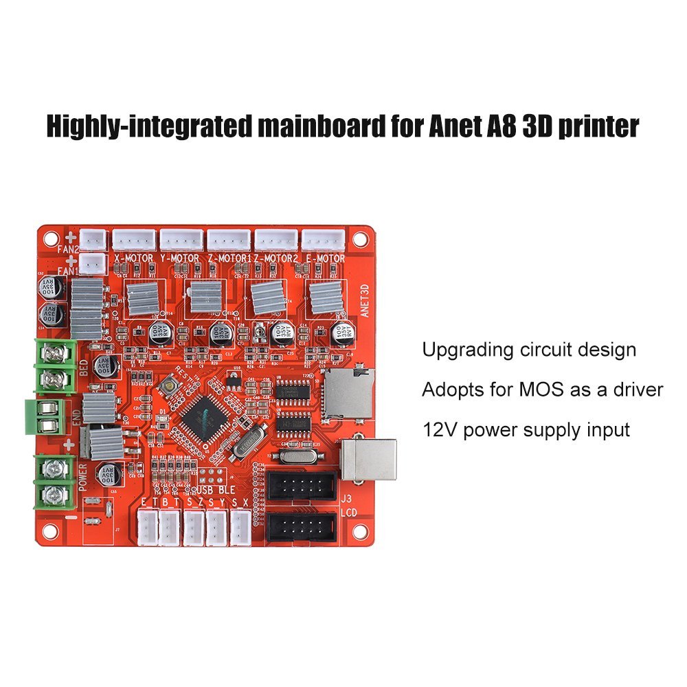 Motherboard for Anet A8 3D Printer - Thumbnail 4