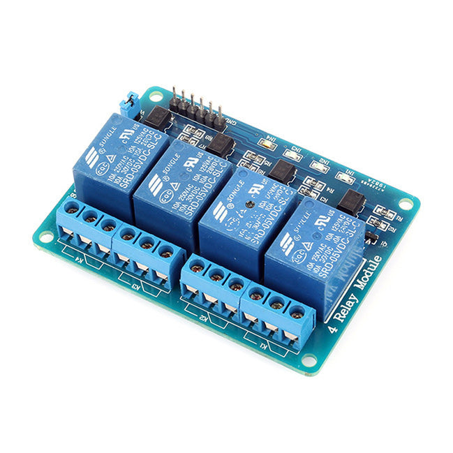SainSmart 4-Channel 5V Relay Module for Arduino Raspberry Pi ...
