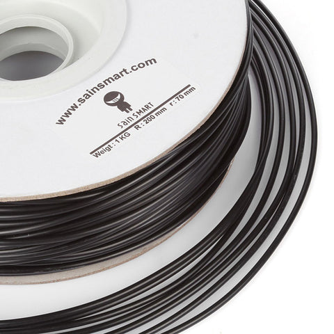 [Discontinued] SainSmart 3mm imported PLA Filament For 3D Printers 1kg *Black*
