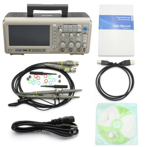 [Discontinued] ATTEN ADS1062CAL 60MHz 1GSa/s Sampling 2-CH LCD Digital Oscilloscope