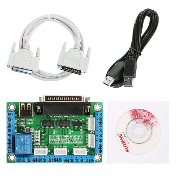 5 Axis Breakout Board for Stepper Motor Driver CNC Router