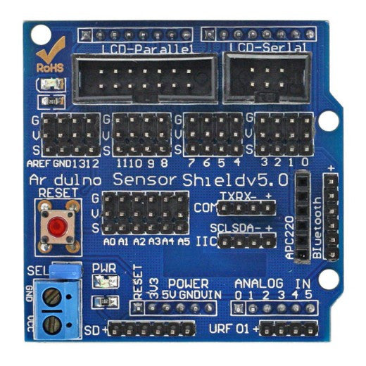 SainSmart 12864 Graphic Blue LCD + Sensor Shield V5