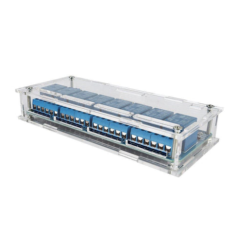 [Discontinued] 8-Channel 5V Relay Module with Acrylic case