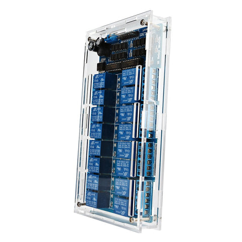 [Discontinued] SainSmart 16-CH Relay Module with Acrylic Case