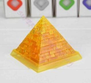 [Discontinued] SainSmart Jr. 3D Pyramid Crystal Puzzle Jigsaw Model Diy Intellectual Toy Gift Furnish Gadget