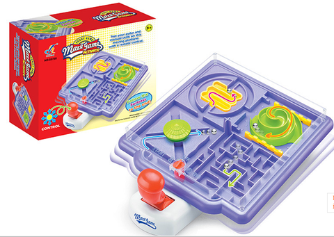 [Discontinued] SainSmart Jr. 4 in 1 Labyrinth Marble Maze Puzzle Game Race Course Timing Christmas gift