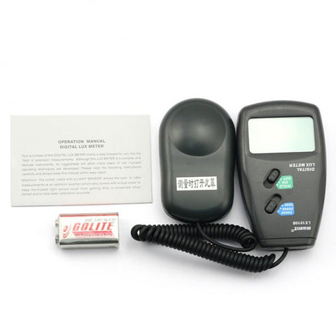 [Discontinued] Digital Lux Meter LX1010B 1-100,000 Digital Light Level Lux Photo Light Sensor