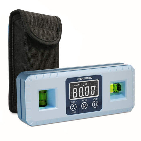 [Discontinued] [Open Box] XpertMatic Accurate DL1909 Digital Angle Gauge Magnetic VA Display with Level Vials