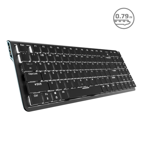 [Discontinued] [Open Box] Nimbleback LK-301 Bluetooth 3.0 Low Profile Mechanical Keyboard 96 Keys