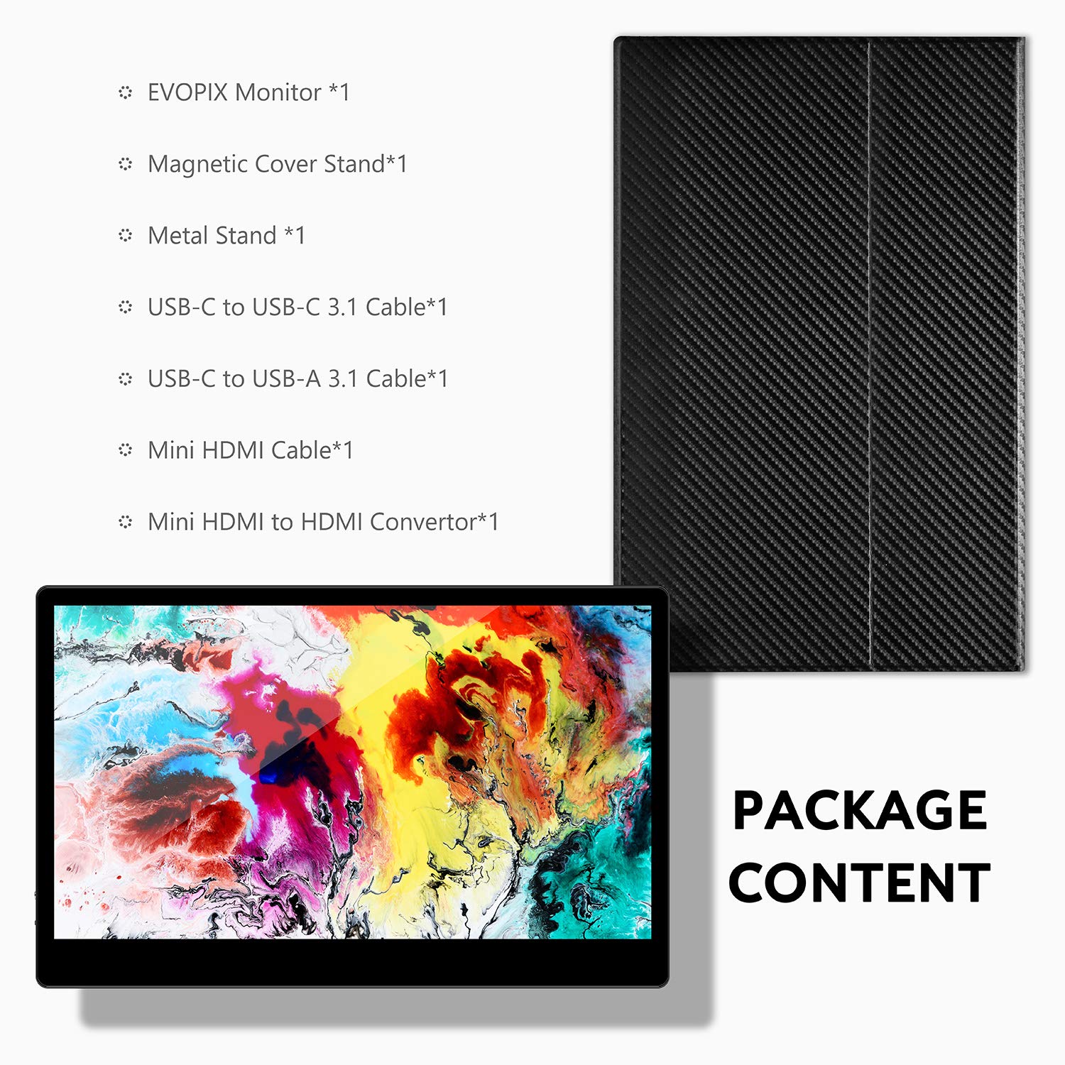 EVOPIX FHD Multi-Touch Portable Monitor - Thumbnail 4