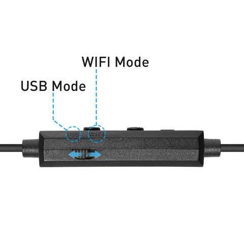 XpertMatic F160 WiFi/USB 2in1 Borescopes, 1080P, 8.0mm, Far Focus